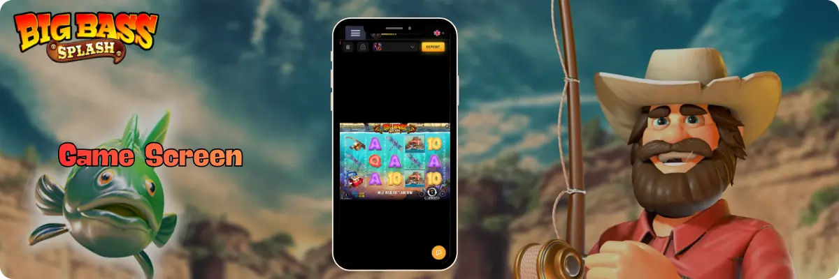 Big Bass Splash Demo Game Screen