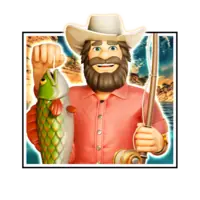 Big Bass Splash Fisherman Wild symbol